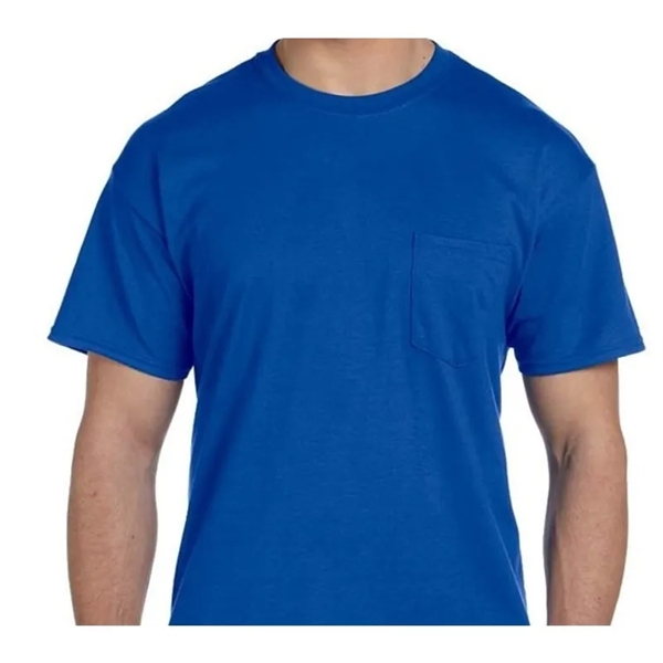 Gildan DryBlend&reg; 5.6 Oz., 50/50 Pocket T-Shirt - Gildan DryBlend&reg; 5.6 Oz., 50/50 Pocket T-Shirt - Image 8 of 9