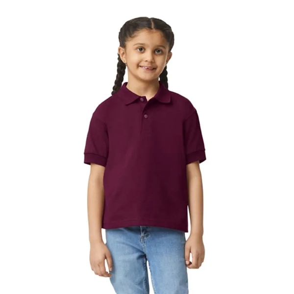 Gildan DryBlend&reg; Youth 5.6 Oz., 50/50 Jersey Polo - Gildan DryBlend&reg; Youth 5.6 Oz., 50/50 Jersey Polo - Image 0 of 16