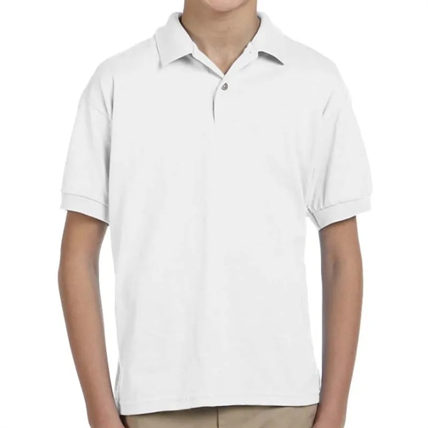 Gildan DryBlend&reg; Youth 5.6 Oz., 50/50 Jersey Polo - Gildan DryBlend&reg; Youth 5.6 Oz., 50/50 Jersey Polo - Image 1 of 16