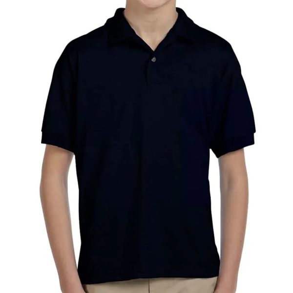 Gildan DryBlend&reg; Youth 5.6 Oz., 50/50 Jersey Polo - Gildan DryBlend&reg; Youth 5.6 Oz., 50/50 Jersey Polo - Image 2 of 16