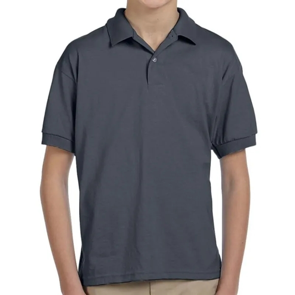 Gildan DryBlend&reg; Youth 5.6 Oz., 50/50 Jersey Polo - Gildan DryBlend&reg; Youth 5.6 Oz., 50/50 Jersey Polo - Image 4 of 16