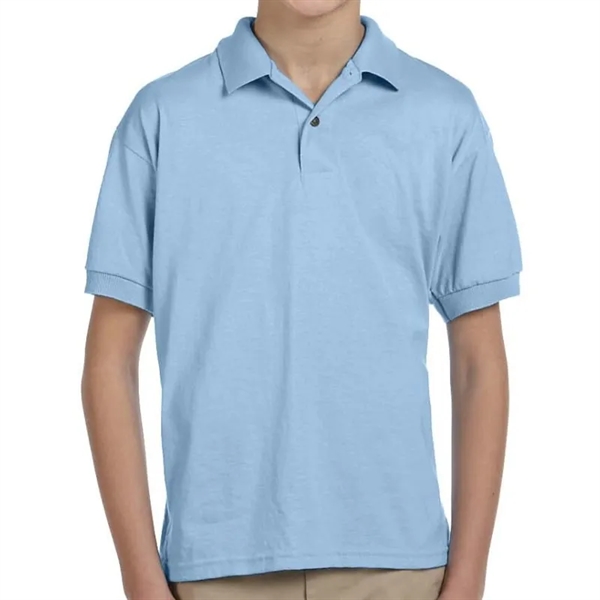 Gildan DryBlend&reg; Youth 5.6 Oz., 50/50 Jersey Polo - Gildan DryBlend&reg; Youth 5.6 Oz., 50/50 Jersey Polo - Image 8 of 16