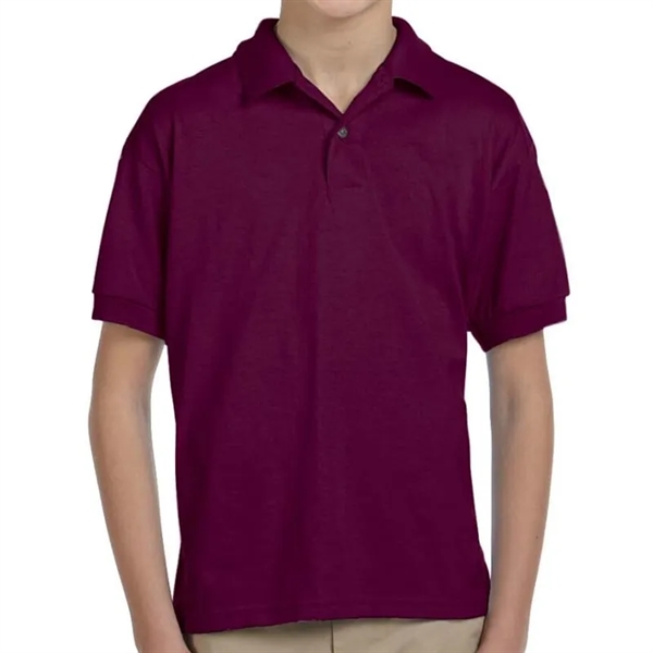 Gildan DryBlend&reg; Youth 5.6 Oz., 50/50 Jersey Polo - Gildan DryBlend&reg; Youth 5.6 Oz., 50/50 Jersey Polo - Image 10 of 16