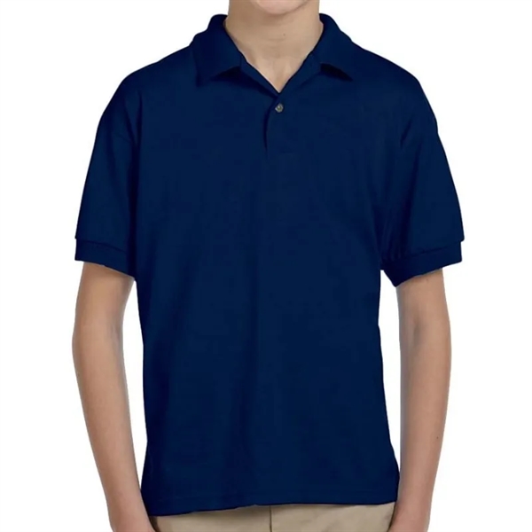 Gildan DryBlend&reg; Youth 5.6 Oz., 50/50 Jersey Polo - Gildan DryBlend&reg; Youth 5.6 Oz., 50/50 Jersey Polo - Image 11 of 16