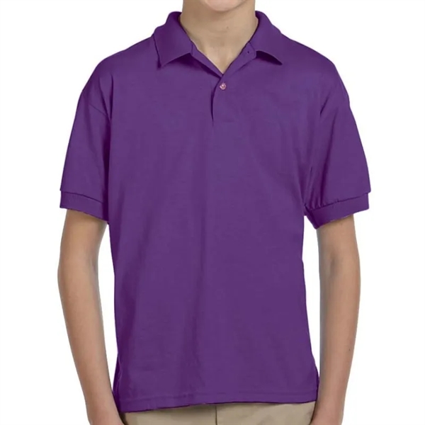 Gildan DryBlend&reg; Youth 5.6 Oz., 50/50 Jersey Polo - Gildan DryBlend&reg; Youth 5.6 Oz., 50/50 Jersey Polo - Image 12 of 16