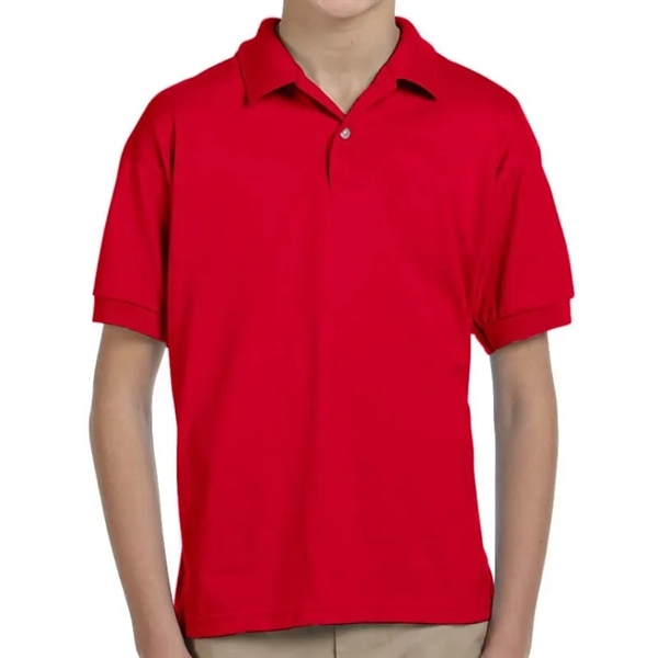 Gildan DryBlend&reg; Youth 5.6 Oz., 50/50 Jersey Polo - Gildan DryBlend&reg; Youth 5.6 Oz., 50/50 Jersey Polo - Image 13 of 16