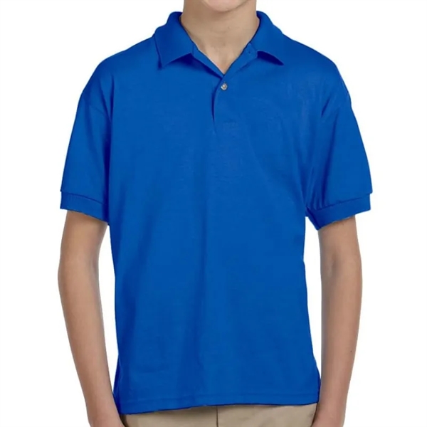 Gildan DryBlend&reg; Youth 5.6 Oz., 50/50 Jersey Polo - Gildan DryBlend&reg; Youth 5.6 Oz., 50/50 Jersey Polo - Image 14 of 16