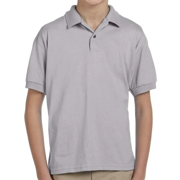 Gildan DryBlend&reg; Youth 5.6 Oz., 50/50 Jersey Polo - Gildan DryBlend&reg; Youth 5.6 Oz., 50/50 Jersey Polo - Image 16 of 16