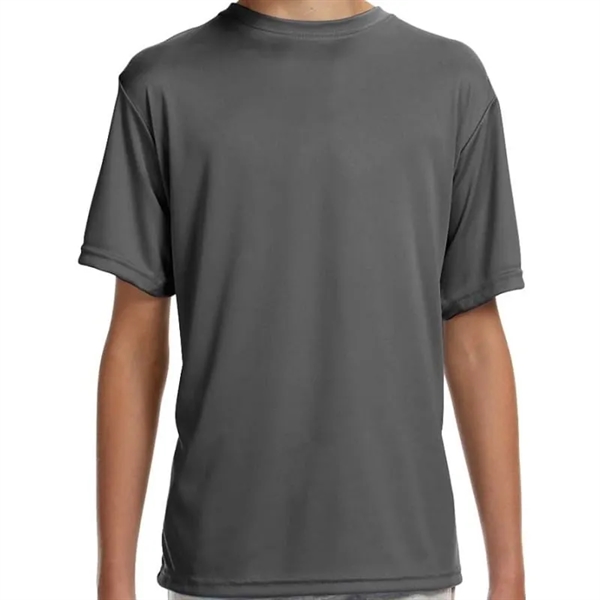 A4 Youth Short-Sleeve Cooling Performance Crew - A4 Youth Short-Sleeve Cooling Performance Crew - Image 6 of 15