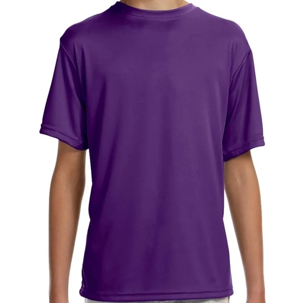 A4 Youth Short-Sleeve Cooling Performance Crew - A4 Youth Short-Sleeve Cooling Performance Crew - Image 10 of 15
