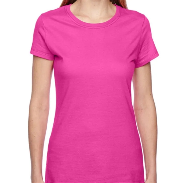 Fruit Of The Loom Ladies 4.7 Oz., 100% Sofspun&trade; Cot... - Fruit Of The Loom Ladies 4.7 Oz., 100% Sofspun&trade; Cot... - Image 9 of 16