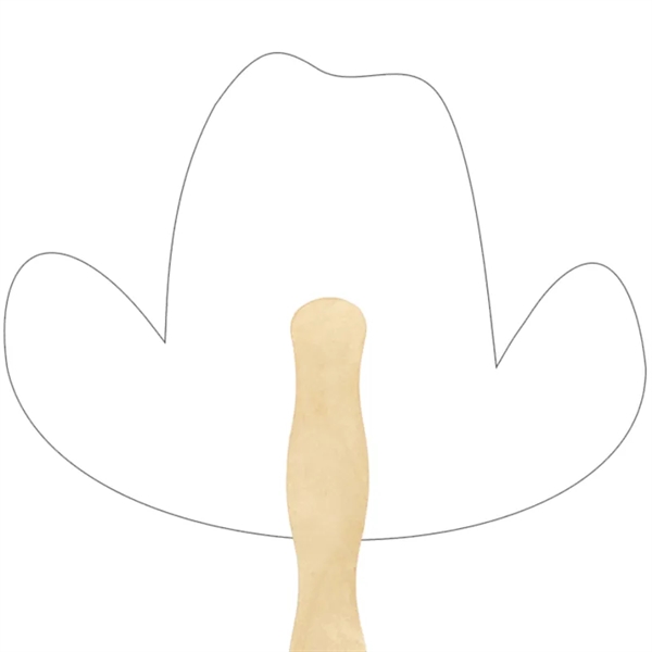 Cowboy Hat Hand Fans - Cowboy Hat Hand Fans - Image 1 of 2