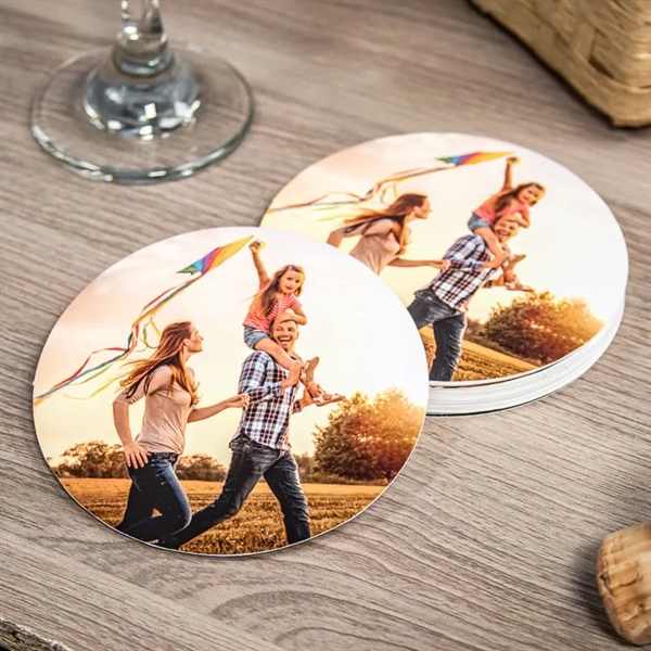 Paper Coasters - 4" Round - Paper Coasters - 4" Round - Image 0 of 2