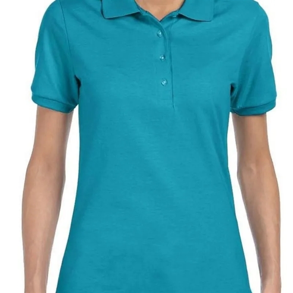 Custom Embroidered Ladies Jersey Polo With SpotShield™ - Custom Embroidered Ladies Jersey Polo With SpotShield™ - Image 2 of 16