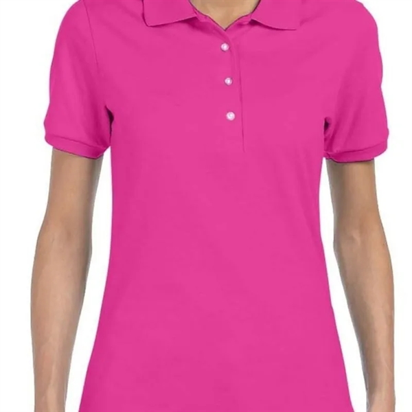Custom Embroidered Ladies Jersey Polo With SpotShield™ - Custom Embroidered Ladies Jersey Polo With SpotShield™ - Image 4 of 16