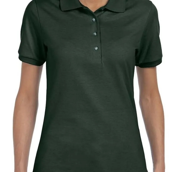 Custom Embroidered Ladies Jersey Polo With SpotShield™ - Custom Embroidered Ladies Jersey Polo With SpotShield™ - Image 6 of 16