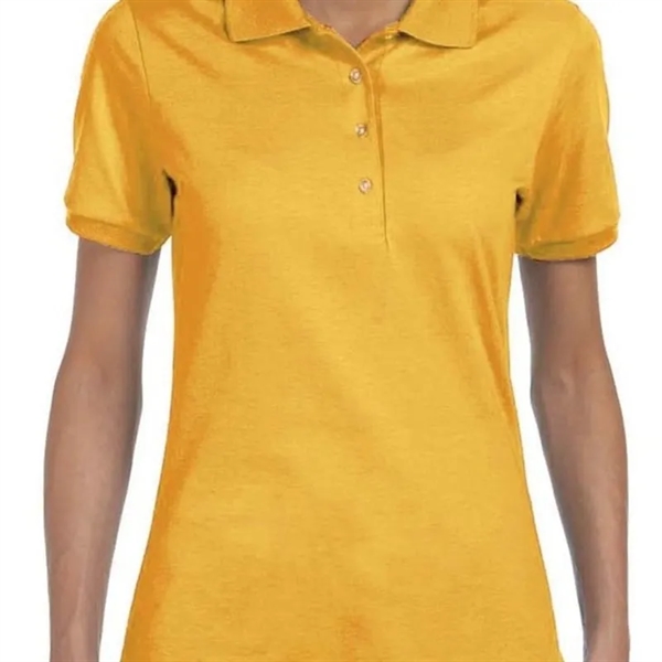 Custom Embroidered Ladies Jersey Polo With SpotShield™ - Custom Embroidered Ladies Jersey Polo With SpotShield™ - Image 7 of 16