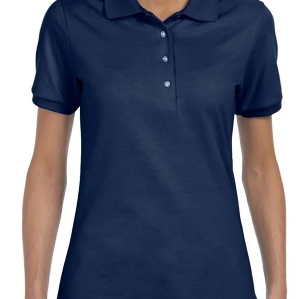 Custom Embroidered Ladies Jersey Polo With SpotShield™ - Custom Embroidered Ladies Jersey Polo With SpotShield™ - Image 8 of 16
