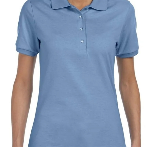 Custom Embroidered Ladies Jersey Polo With SpotShield™ - Custom Embroidered Ladies Jersey Polo With SpotShield™ - Image 10 of 16