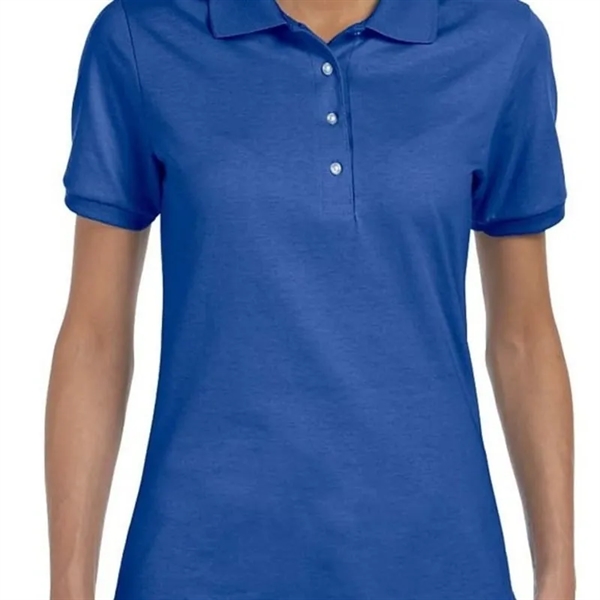 Custom Embroidered Ladies Jersey Polo With SpotShield™ - Custom Embroidered Ladies Jersey Polo With SpotShield™ - Image 13 of 16