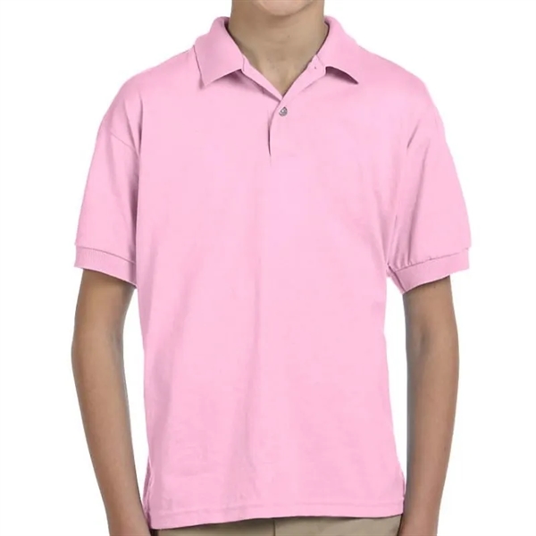 Custom Embroidered Youth Jersey Knit Polo - Custom Embroidered Youth Jersey Knit Polo - Image 8 of 17
