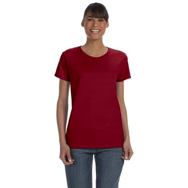 Custom Embroidered Ladies Basic Cotton T-Shirts - Custom Embroidered Ladies Basic Cotton T-Shirts - Image 1 of 38