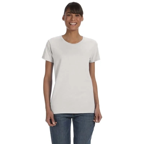 Custom Embroidered Ladies Basic Cotton T-Shirts - Custom Embroidered Ladies Basic Cotton T-Shirts - Image 2 of 38