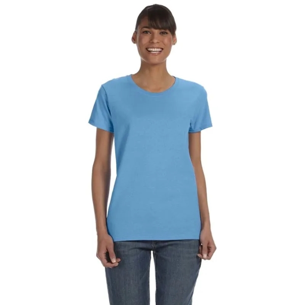 Custom Embroidered Ladies Basic Cotton T-Shirts - Custom Embroidered Ladies Basic Cotton T-Shirts - Image 6 of 38