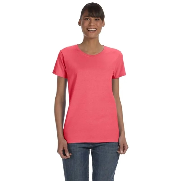 Custom Embroidered Ladies Basic Cotton T-Shirts - Custom Embroidered Ladies Basic Cotton T-Shirts - Image 9 of 38