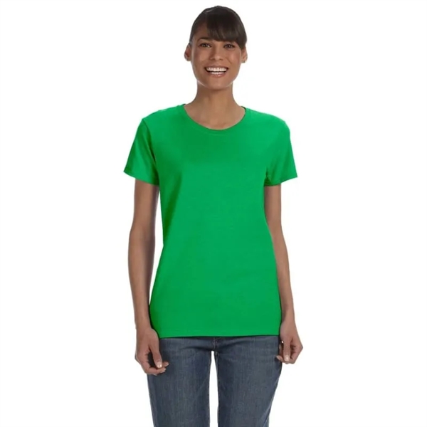 Custom Embroidered Ladies Basic Cotton T-Shirts - Custom Embroidered Ladies Basic Cotton T-Shirts - Image 13 of 38