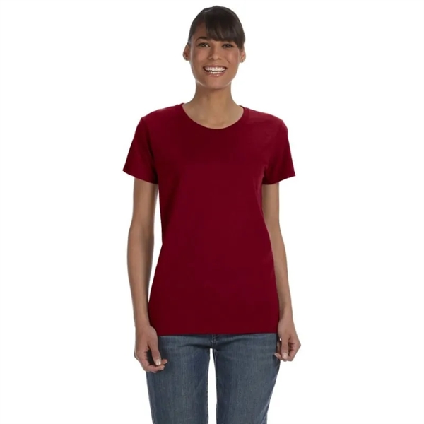 Custom Embroidered Ladies Basic Cotton T-Shirts - Custom Embroidered Ladies Basic Cotton T-Shirts - Image 15 of 38