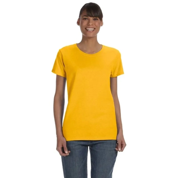 Custom Embroidered Ladies Basic Cotton T-Shirts - Custom Embroidered Ladies Basic Cotton T-Shirts - Image 16 of 38