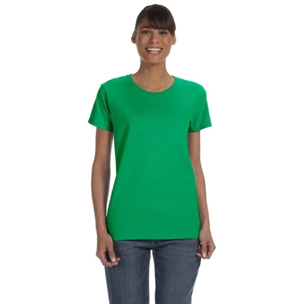 Custom Embroidered Ladies Basic Cotton T-Shirts - Custom Embroidered Ladies Basic Cotton T-Shirts - Image 19 of 38