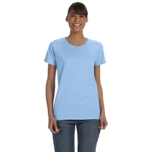 Custom Embroidered Ladies Basic Cotton T-Shirts - Custom Embroidered Ladies Basic Cotton T-Shirts - Image 20 of 38