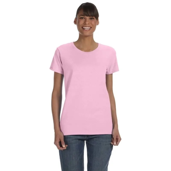Custom Embroidered Ladies Basic Cotton T-Shirts - Custom Embroidered Ladies Basic Cotton T-Shirts - Image 21 of 38