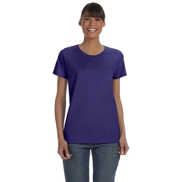 Custom Embroidered Ladies Basic Cotton T-Shirts - Custom Embroidered Ladies Basic Cotton T-Shirts - Image 22 of 38