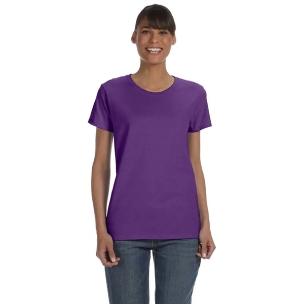 Custom Embroidered Ladies Basic Cotton T-Shirts - Custom Embroidered Ladies Basic Cotton T-Shirts - Image 27 of 38