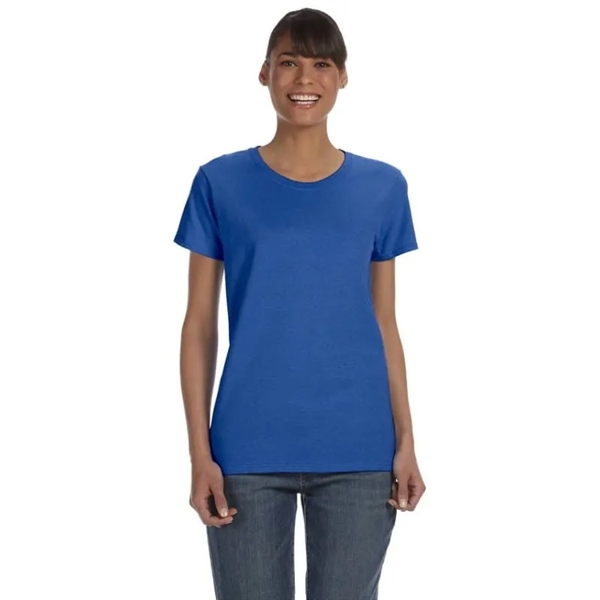 Custom Embroidered Ladies Basic Cotton T-Shirts - Custom Embroidered Ladies Basic Cotton T-Shirts - Image 29 of 38