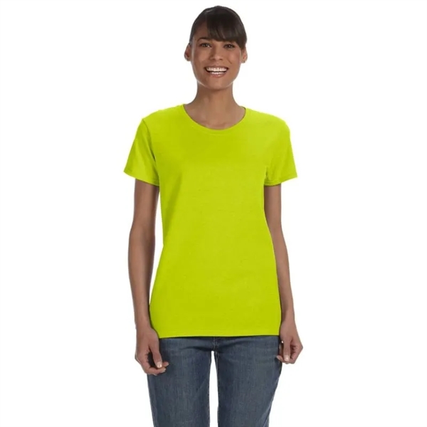 Custom Embroidered Ladies Basic Cotton T-Shirts - Custom Embroidered Ladies Basic Cotton T-Shirts - Image 30 of 38