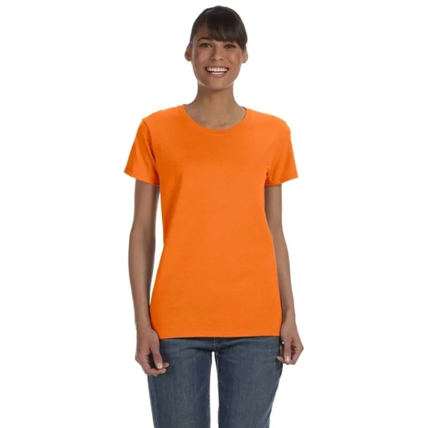 Custom Embroidered Ladies Basic Cotton T-Shirts - Custom Embroidered Ladies Basic Cotton T-Shirts - Image 31 of 38