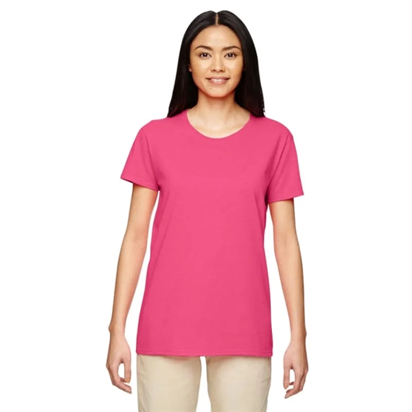 Custom Embroidered Ladies Basic Cotton T-Shirts - Custom Embroidered Ladies Basic Cotton T-Shirts - Image 32 of 38