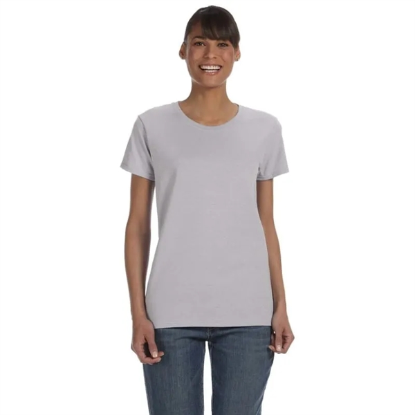 Custom Embroidered Ladies Basic Cotton T-Shirts - Custom Embroidered Ladies Basic Cotton T-Shirts - Image 34 of 38