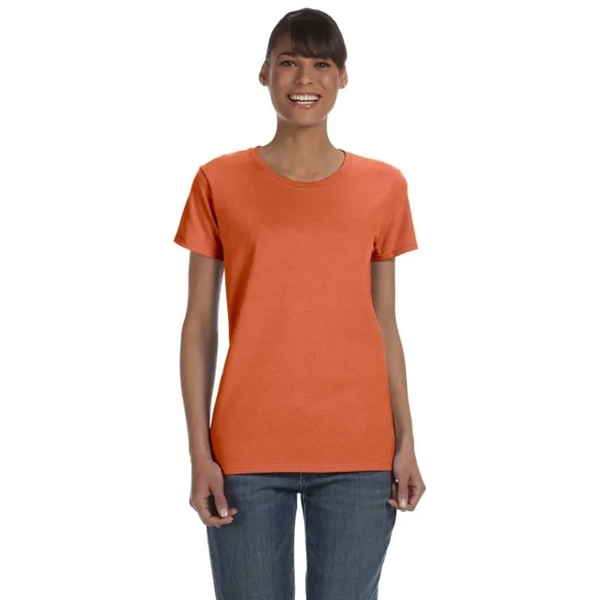 Custom Embroidered Ladies Basic Cotton T-Shirts - Custom Embroidered Ladies Basic Cotton T-Shirts - Image 35 of 38