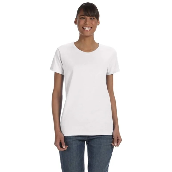 Custom Embroidered Ladies Basic Cotton T-Shirts - Custom Embroidered Ladies Basic Cotton T-Shirts - Image 38 of 38