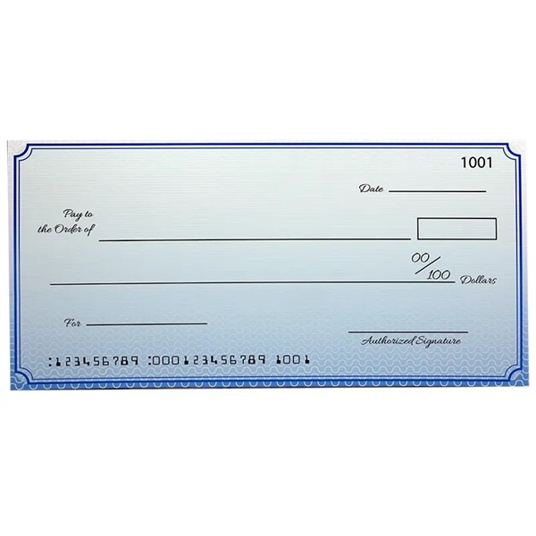 Custom Premium Giant Check 30 X 60 Inch - Custom Premium Giant Check 30 X 60 Inch - Image 0 of 0
