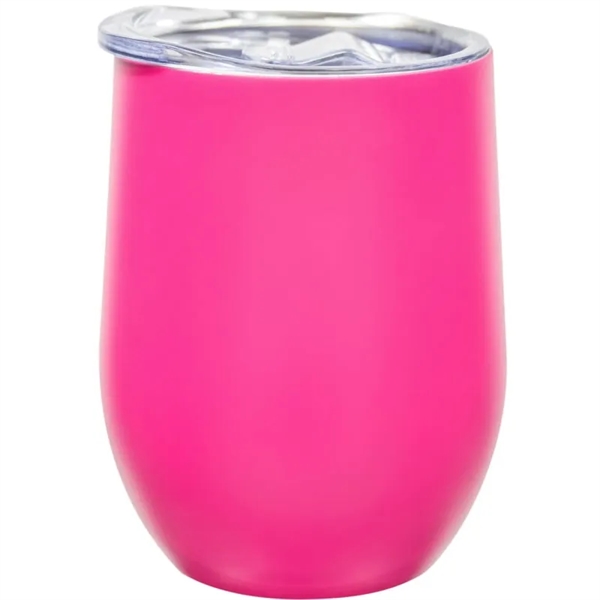 12 Oz. Custom Stainless Steel Wine Tumblers - 12 Oz. Custom Stainless Steel Wine Tumblers - Image 4 of 10