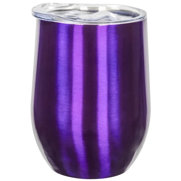12 Oz. Custom Stainless Steel Wine Tumblers - 12 Oz. Custom Stainless Steel Wine Tumblers - Image 6 of 10