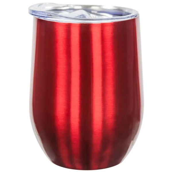12 Oz. Custom Stainless Steel Wine Tumblers - 12 Oz. Custom Stainless Steel Wine Tumblers - Image 7 of 10