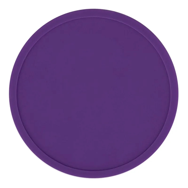 4 Inch Custom Silicone Drink Coasters - 4 Inch Custom Silicone Drink Coasters - Image 4 of 8