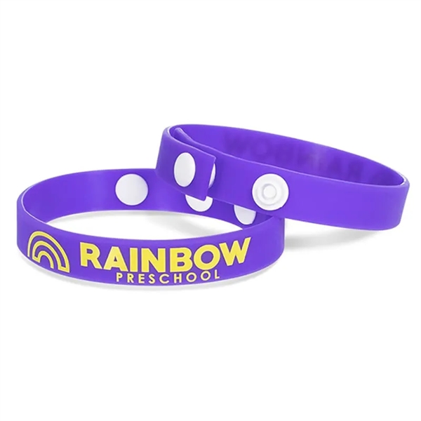 Printed Silicone Adjustable Wristbands - Printed Silicone Adjustable Wristbands - Image 0 of 120